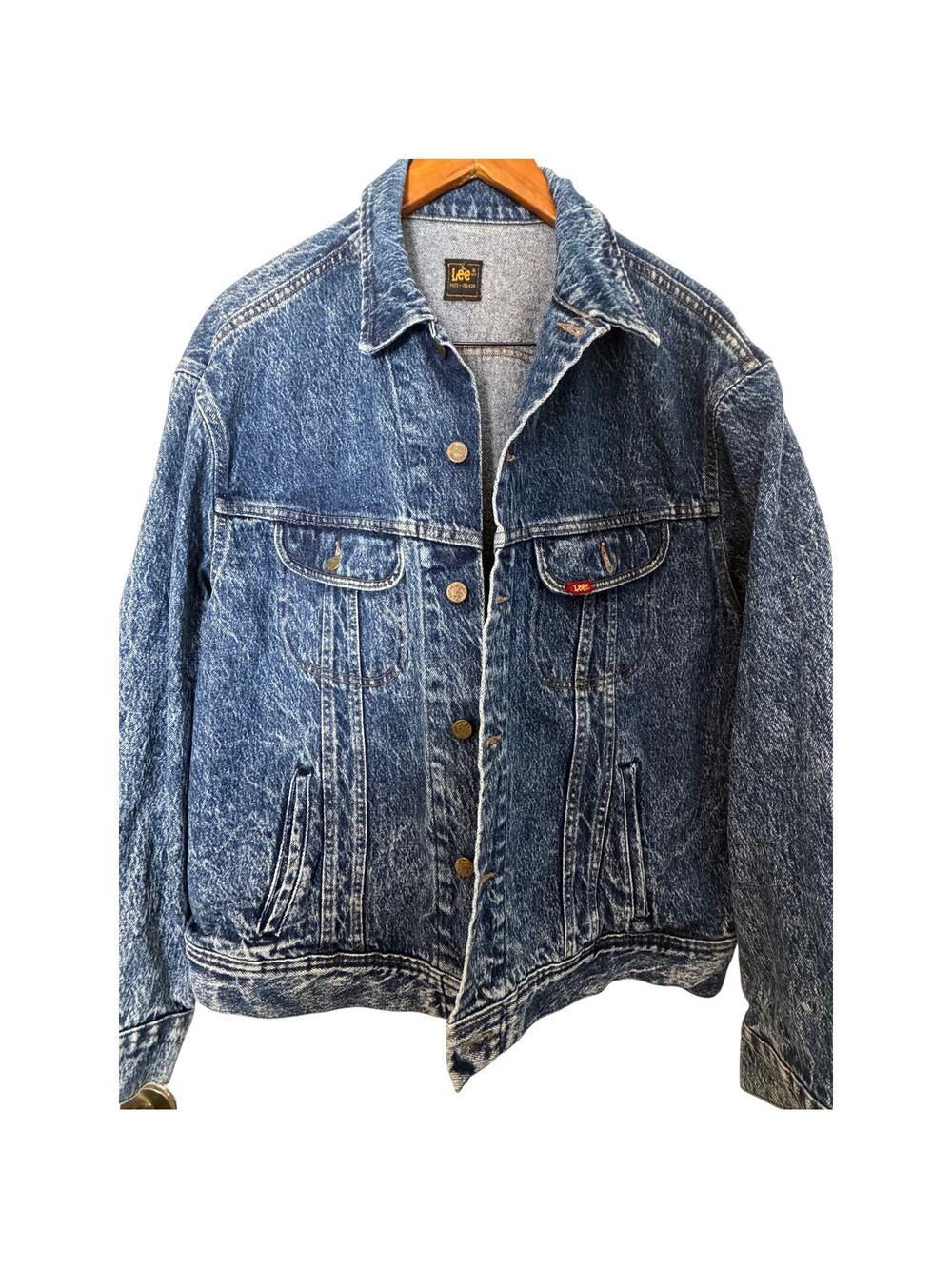 Vintage Lee Denim Jacket Dark Washed PATD-153438 (See Description)